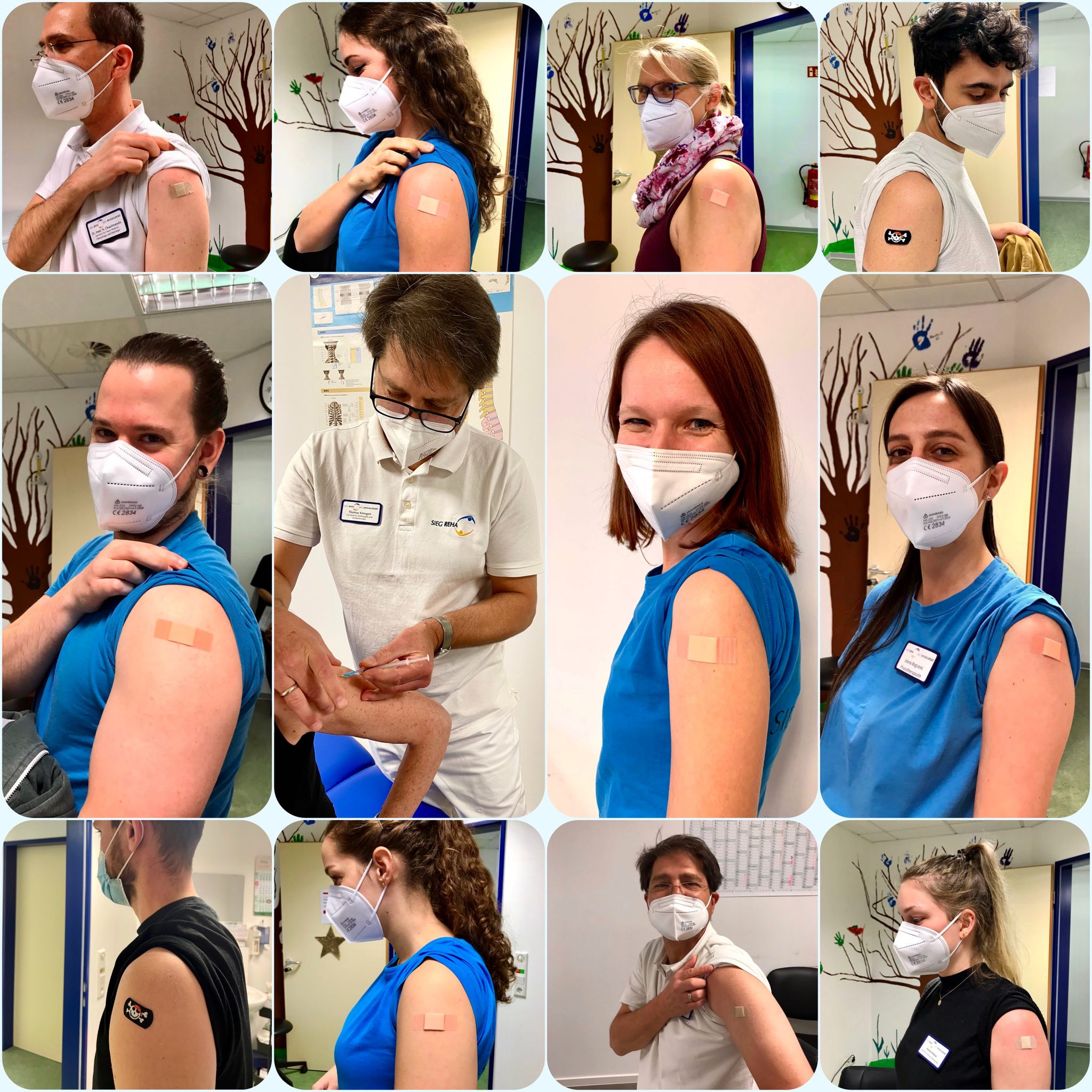 Wir sind für Sie geimpft! Sieg Reha